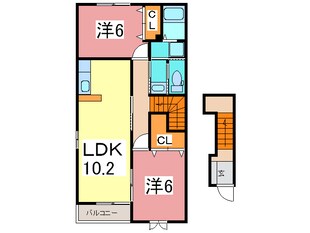 パインロード　Ⅲの物件間取画像